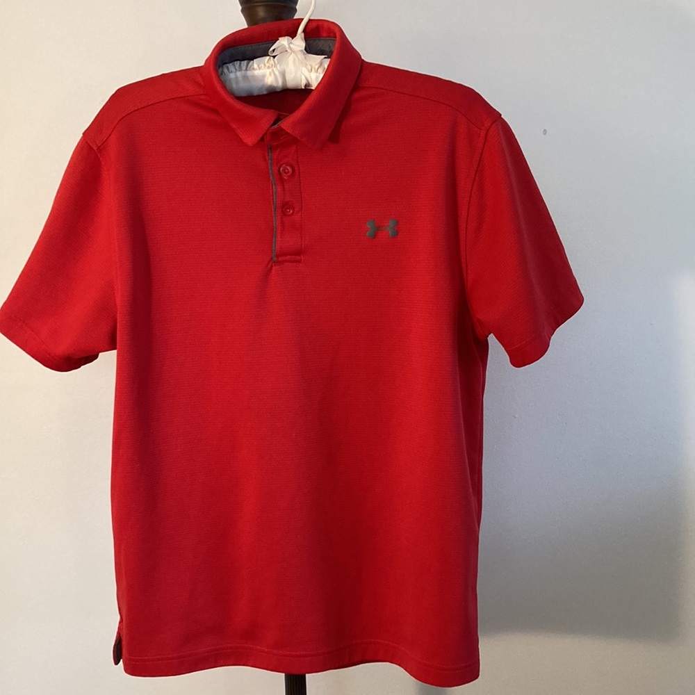 Under armor heatgear Mens polo- Medium
